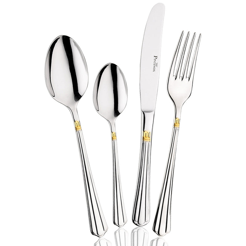 Pintinox Bernini Servizio Posate In Acciaio Inox Set 24 Pz
