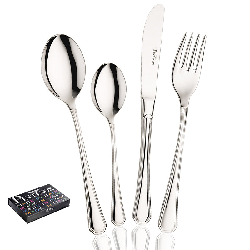 Pintinox America Servizio Posate In Acciaio Inox Set 75 Pz