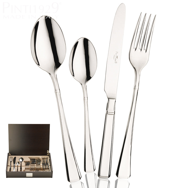 Pintinox Leonardo Servizio Posate In Acciaio Inox Set 24 Pz