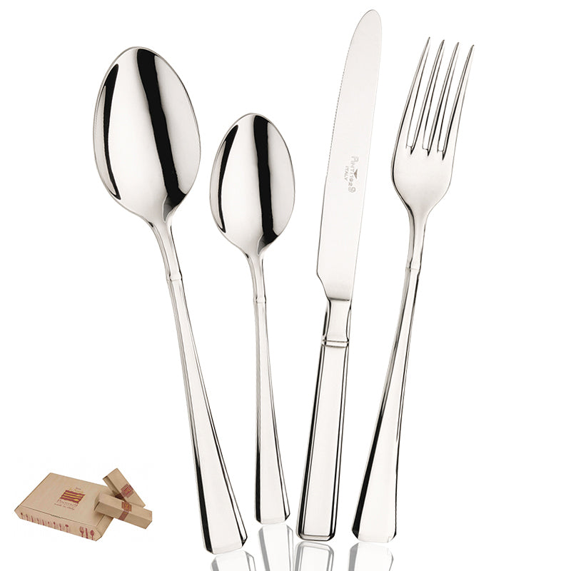 Pintinox Leonardo Servizio Posate In Acciaio Inox Set 75 Pz