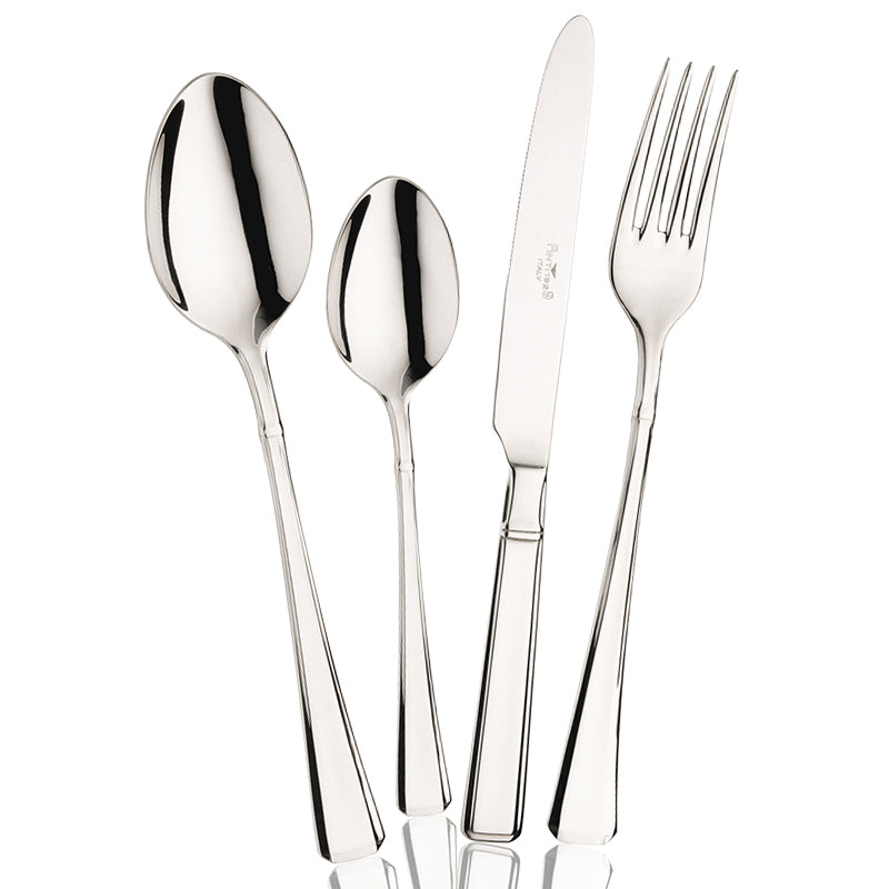 Pintinox Leonardo Servizio Posate In Acciaio Inox Set 24 Pz