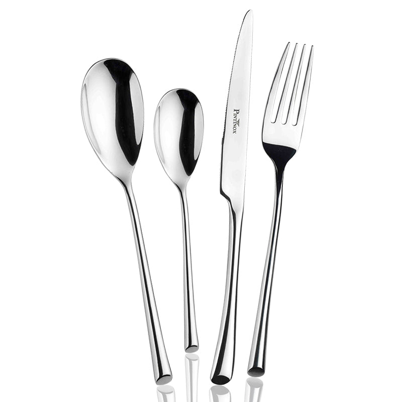 Pintinox Trumpet Servizio Posate In Acciaio Inox Forgiato Set 24 Pz