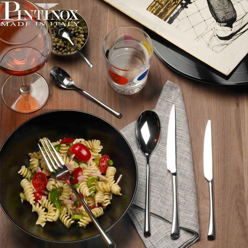 Pintinox Trumpet Cucchiaino Moka In Acciaio Inox Forgiato Set 12 Pz