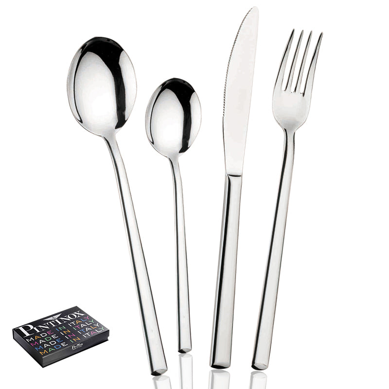 Pintinox Synthesis Servizio Posate In Acciaio Inox Set 24 Pz