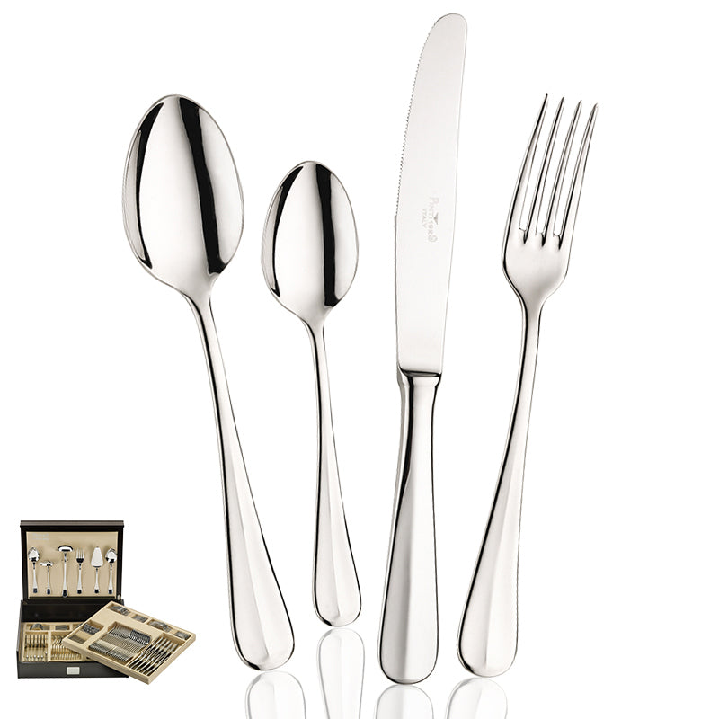 Pintinox Baguette Servizio Posate In Acciaio Inox Set 126 Pz