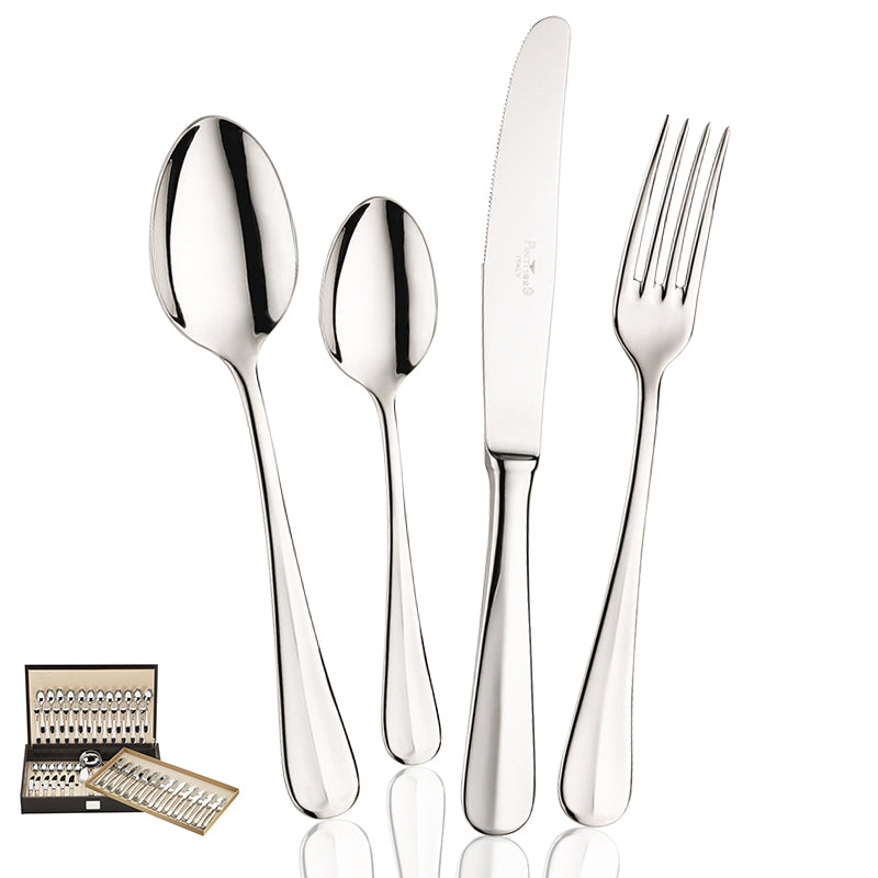 Pintinox Baguette Servizio Posate In Acciaio Inox Set 75 Pz