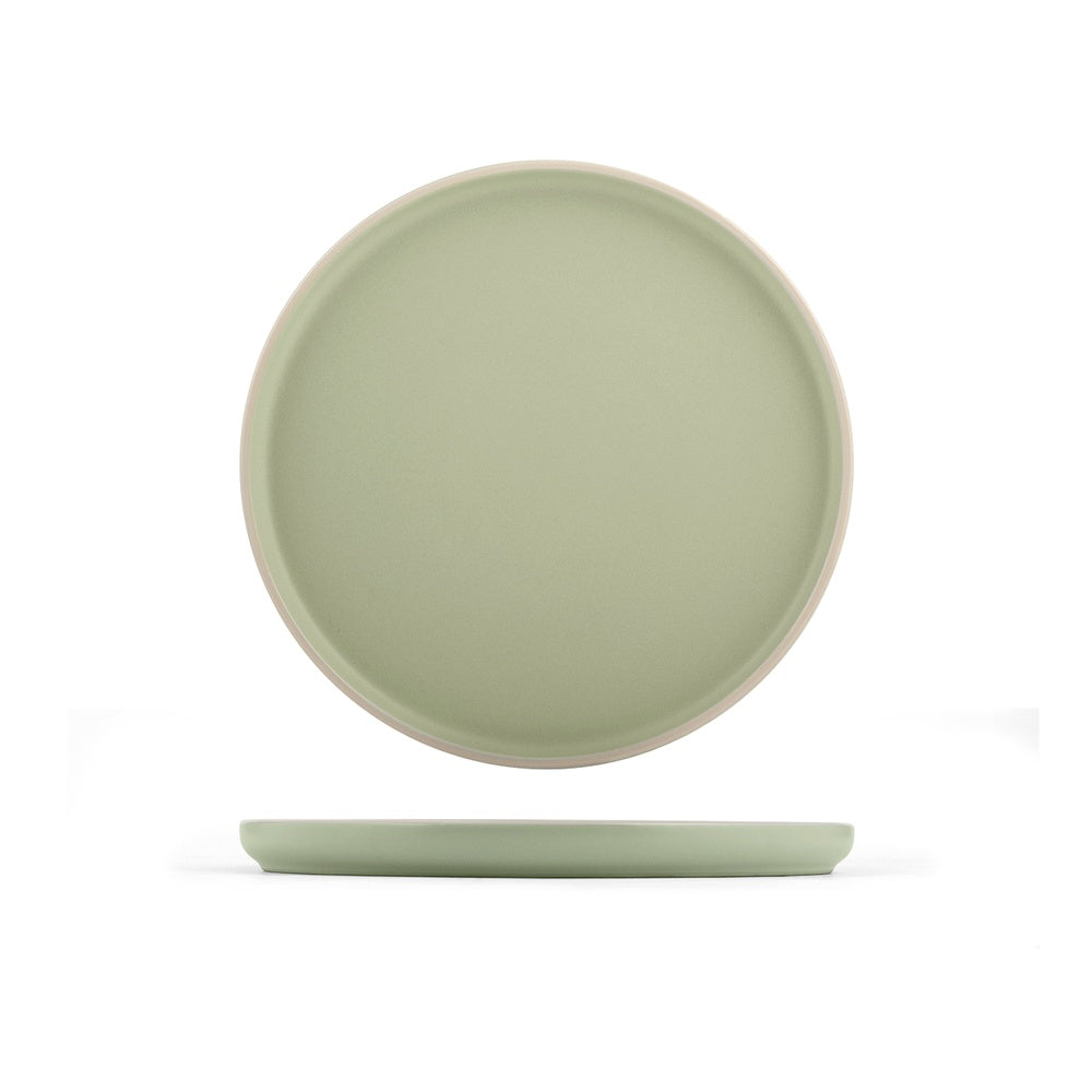 H&H Bergen Servizio Piatti In Stoneware - Set 18 Pz