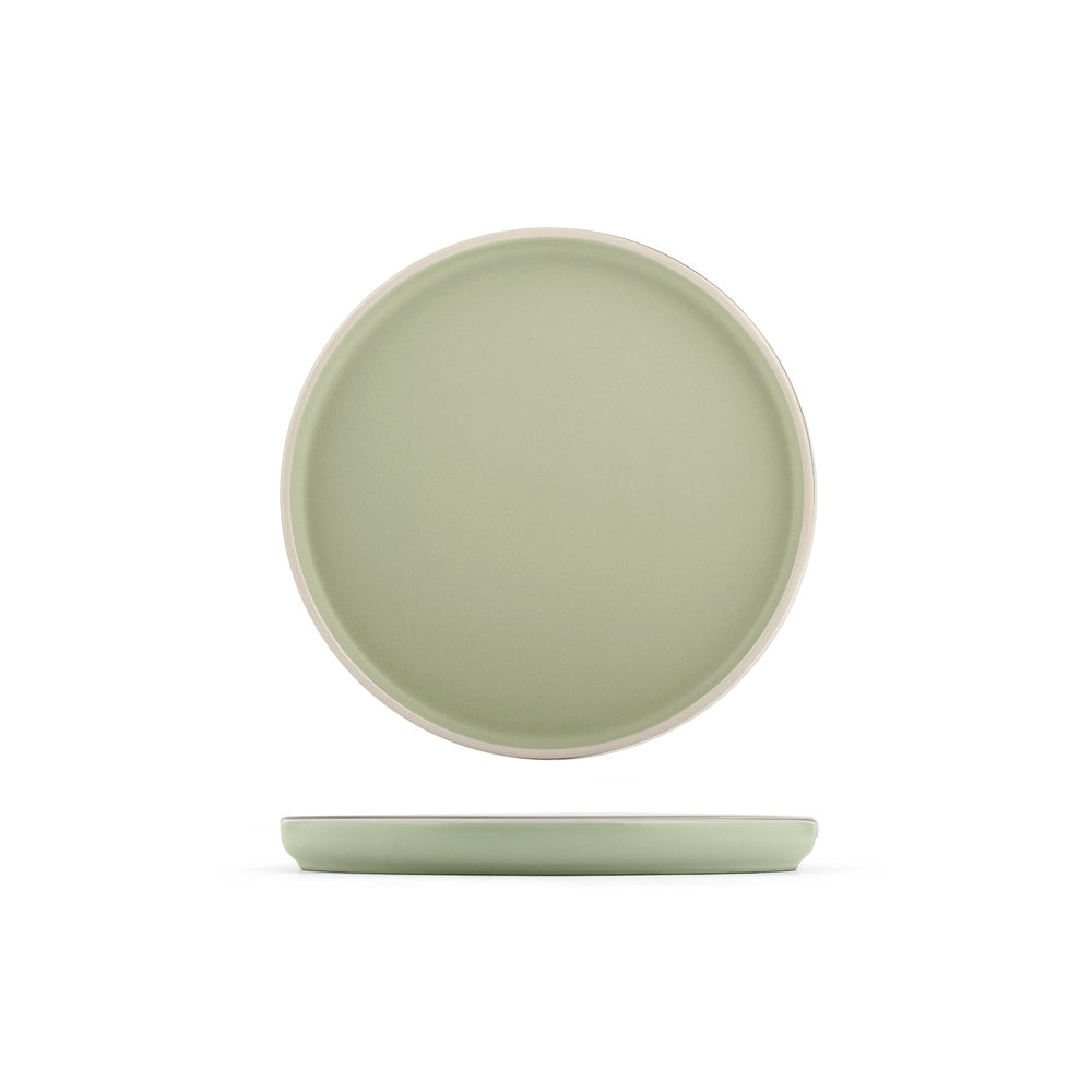 H&H Bergen Servizio Piatti In Stoneware - Set 18 Pz