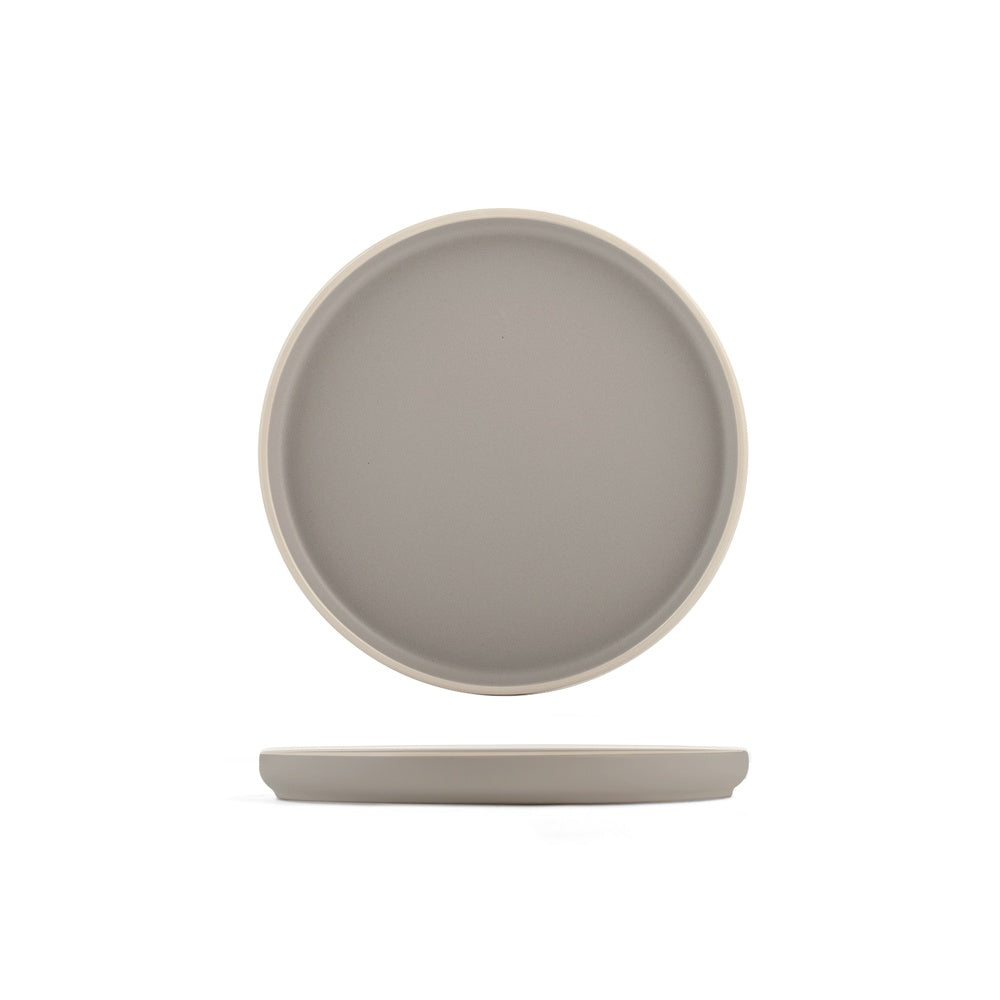 H&H Bergen Servizio Piatti In Stoneware - Set 18 Pz