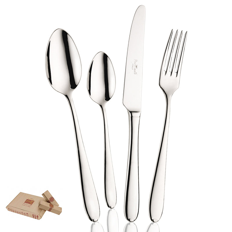 Pintinox Palladium Servizio Posate In Acciaio Inox Set 75 Pz
