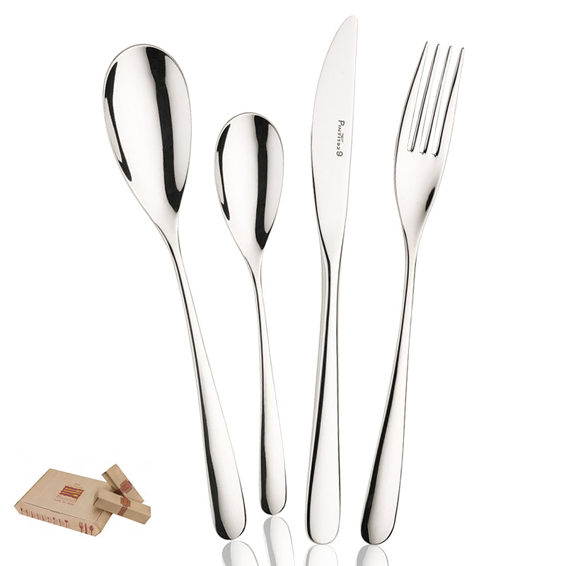 Pintinox Swing Servizio Posate In Acciaio Inox Set 75 Pz