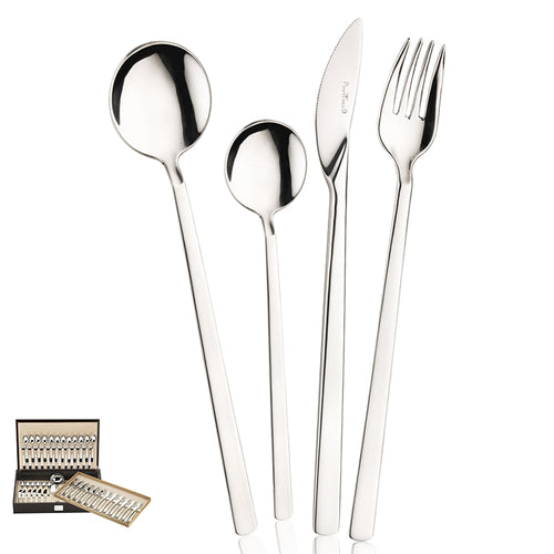 Pintinox Tecna Servizio Posate In Acciaio Inox Set 75 Pz