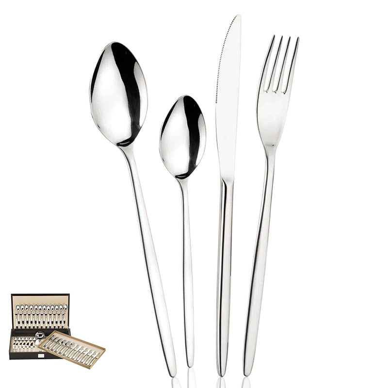 Pintinox Olivia Servizio Posate In Acciaio Inox Set 75 Pz