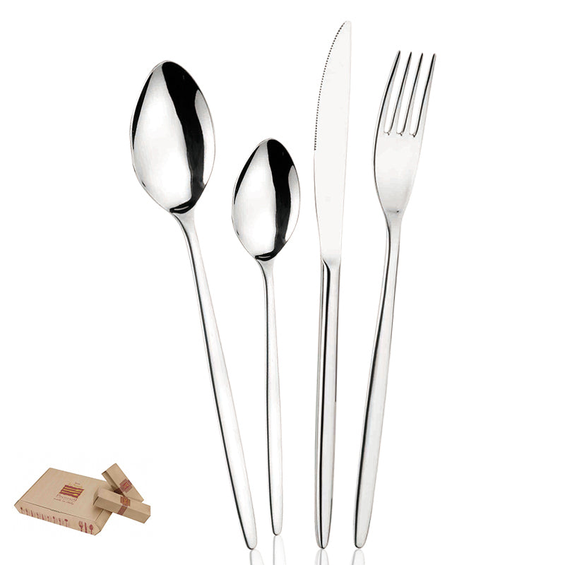 Pintinox Olivia Servizio Posate In Acciaio Inox Set 75 Pz