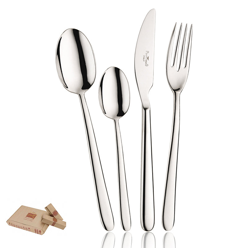 Pintinox Privilege Servizio Posate In Acciaio Inox Set 75 Pz