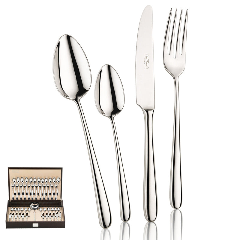 Pintinox Bramante Servizio Posate In Acciaio Inox Forgiato Set 49 Pz