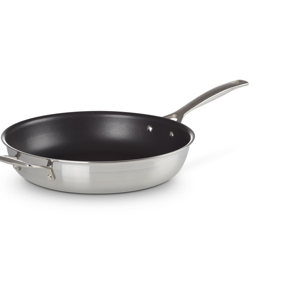 Le Creuset Acciaio Inox Padella Bassa Antiaderente In Acciaio Inox