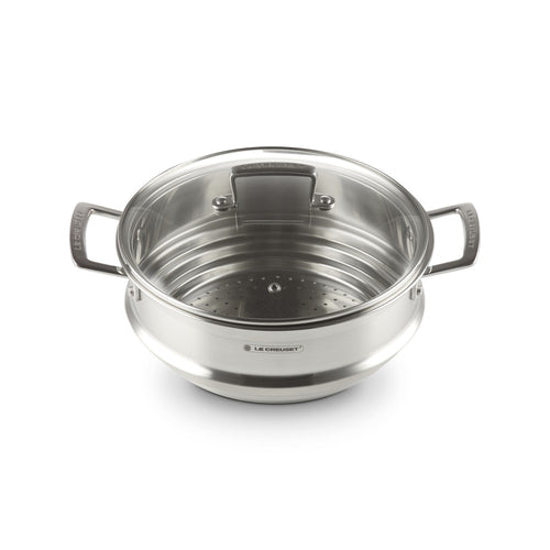 Le Creuset Acciaio Inox Cestello Cottura A Vapore In Acciaio Inox