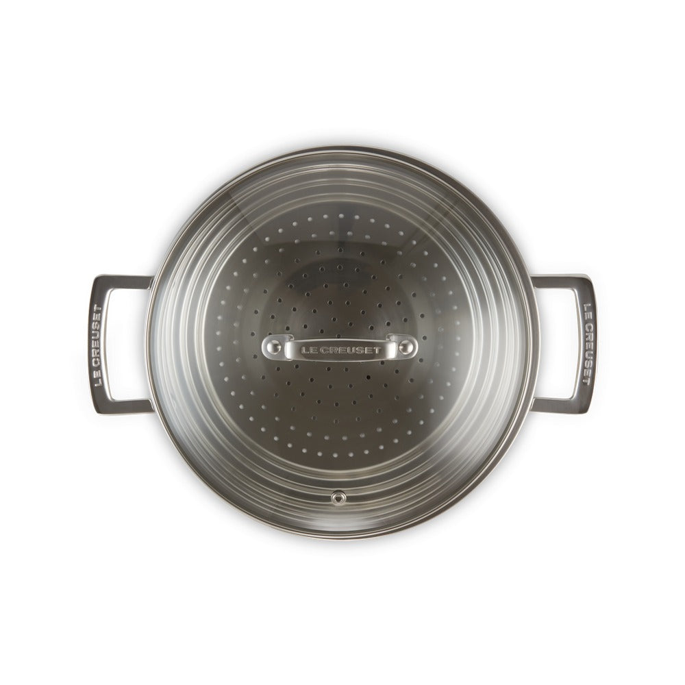 Le Creuset Acciaio Inox Cestello Cottura A Vapore In Acciaio Inox