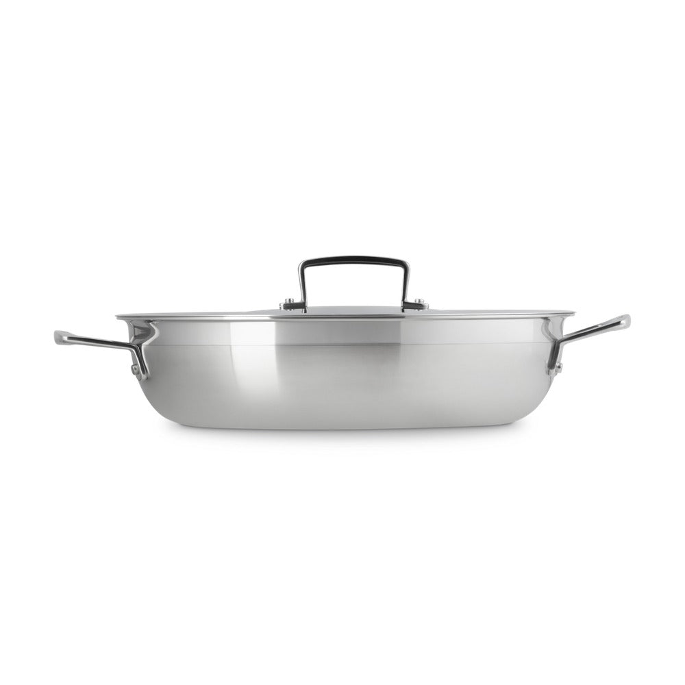 Le Creuset Tegame Basso Antiaderente In Acciaio Inox