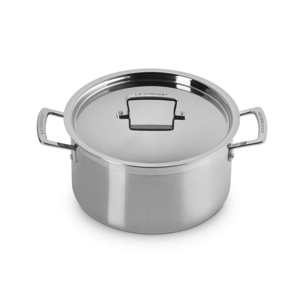 Le Creuset Acciaio Inox Casseruola Alta Con Coperchio In Acciaio Inox