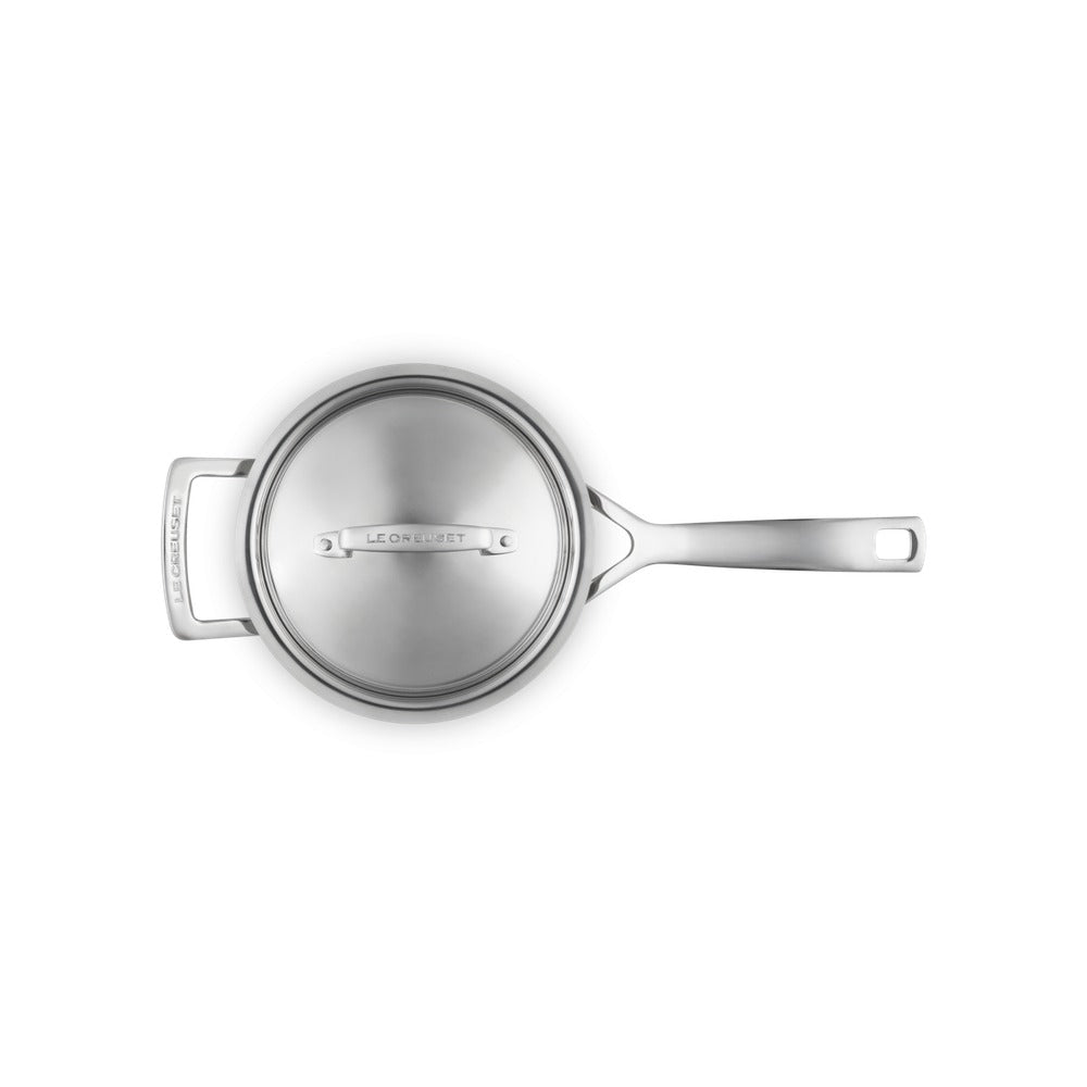 Le Creuset Acciaio Inox Casseruola Con Manico Lungo e Maniglia In Acciaio Inox
