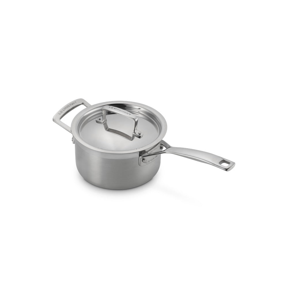Le Creuset Acciaio Inox Casseruola Con Manico Lungo e Maniglia In Acciaio Inox