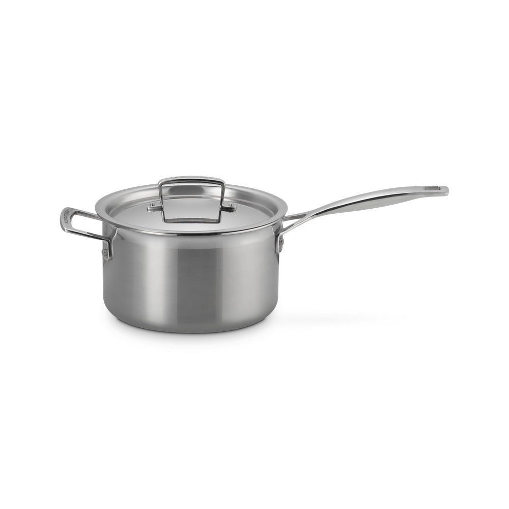 Le Creuset Acciaio Inox Casseruola Con Manico Lungo e Maniglia In Acciaio Inox