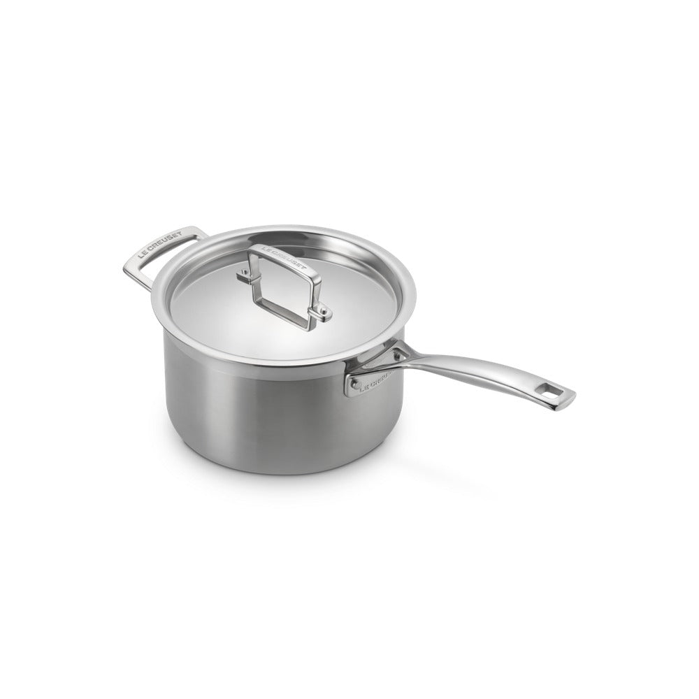 Le Creuset Acciaio Inox Casseruola Con Manico Lungo e Maniglia In Acciaio Inox