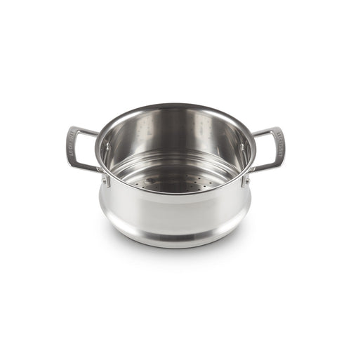 20 cm - Le Creuset Cestello Cottura A Vapore Con Manici In Acciaio Inox