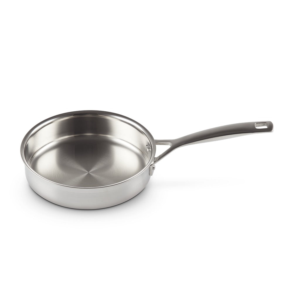 Le Creuset Acciaio Inox Padella Bassa Cuociuova Inserto Antiaderente In Acciaio Inox