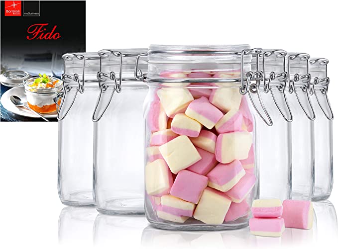 100 Cl Bormioli Rocco Fido Vasetto Ermetico In Vetro Con Ricettario Fido