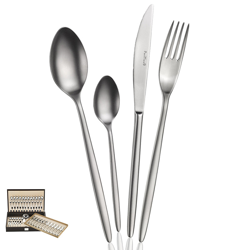 Pintinox Olivia Servizio Posate In Acciaio Inox Set 75 Pz