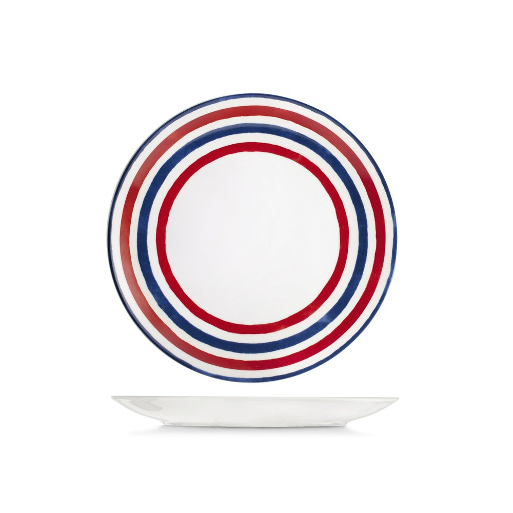 H&H Coupe Graphic Servizio Piatti In Porcellana - Set 18 Pz