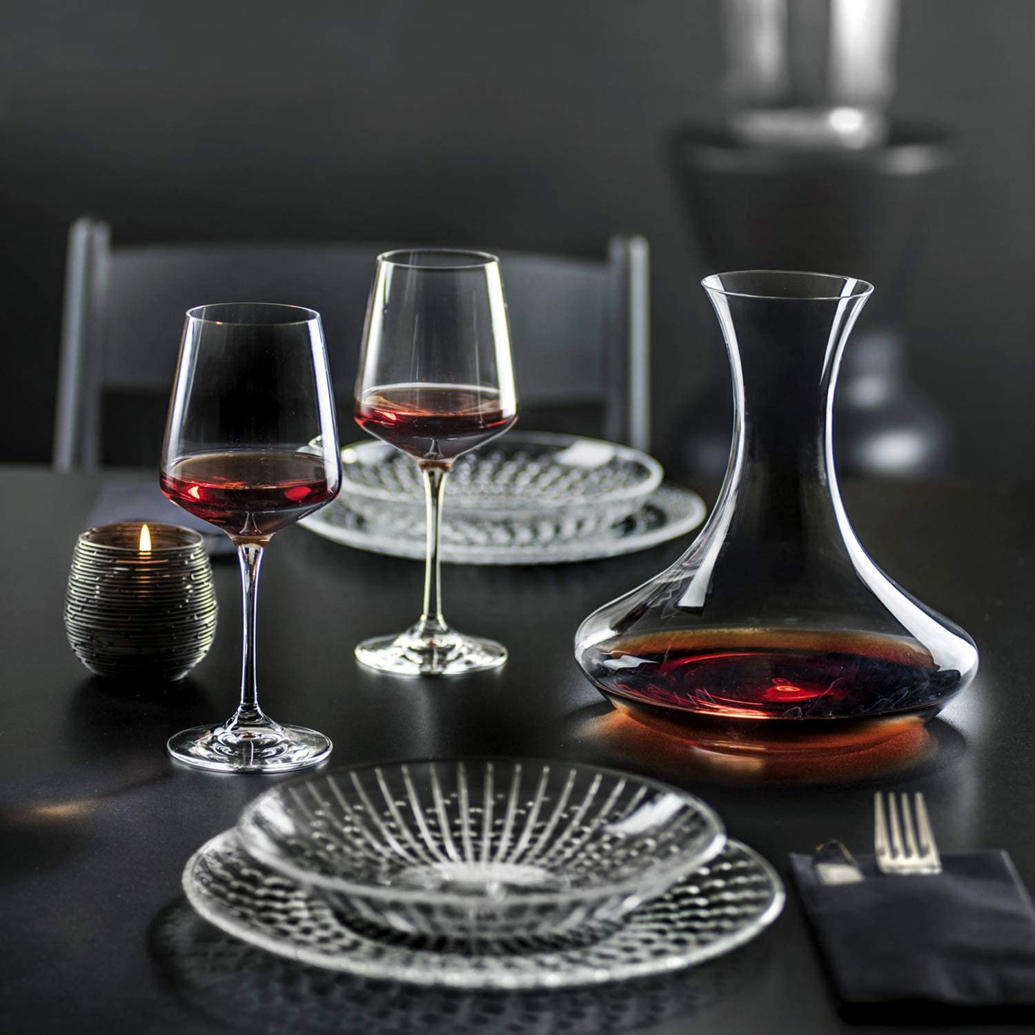 2 Litri Rcr Invino Decanter In Vetro