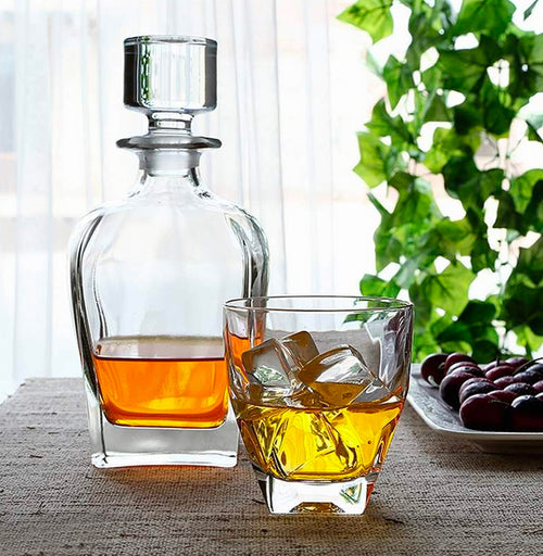 Rcr Diamante Set Whisky In Vetro Set 7 Pezzi