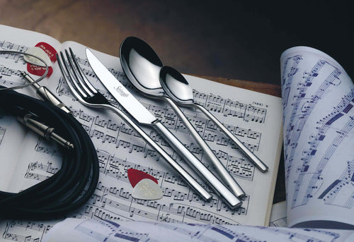 Salvinelli 250 Cucchiaio Tavola In Acciaio Inox Set 12 Pz