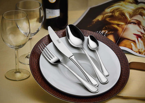 Salvinelli Queen Cucchiaio Tavola In Acciaio Inox Set 12 Pz