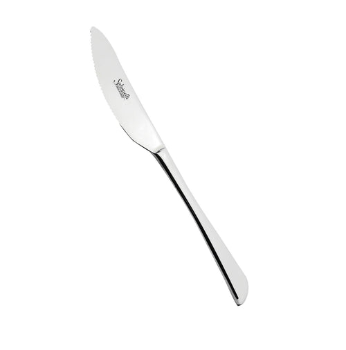 Salvinelli Perpizza Coltello Tavola In Acciaio Inox Set 12 Pz