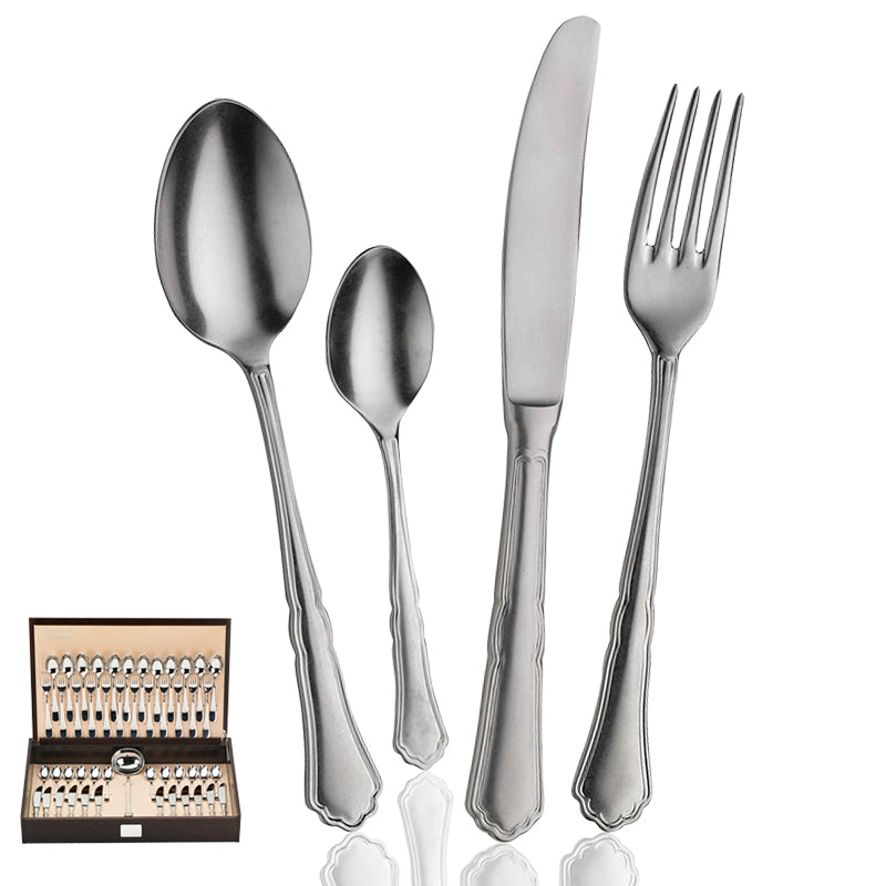 Pintinox Settecento Servizio Posate In Acciaio Inox Set 49 Pz
