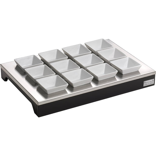 Pintinox Buffet Espositore In Acciaio Inox Porcellana