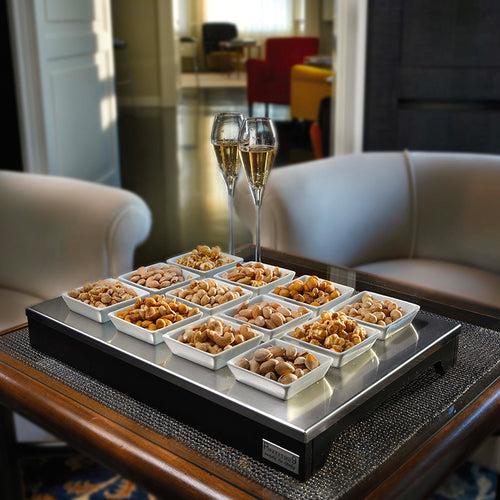 Pintinox Buffet Espositore In Acciaio Inox Porcellana