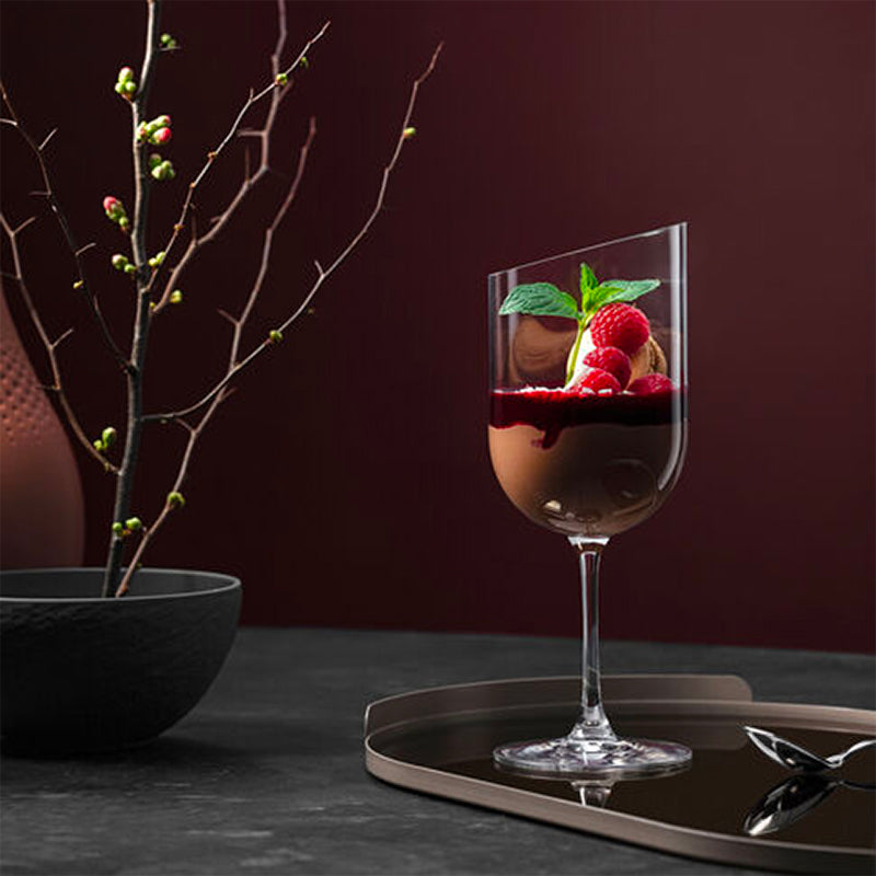 40 5 Cl Villeroy And Boch Newmoon Calice Vino Rosso In Vetro Set 4 Pezzi