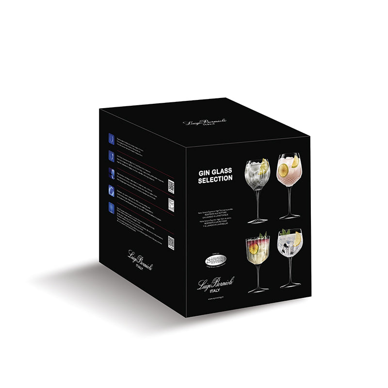 Bormioli Luigi Gin Selection Set Calici Gin Tonic In Vetro Set 4 Pezzi