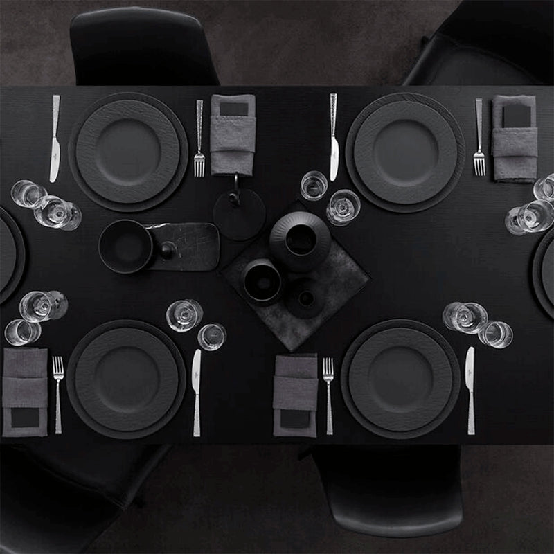 Villeroy And Boch Manufacture Rock Servizio Piatti In Porcellana Set 18 Pz