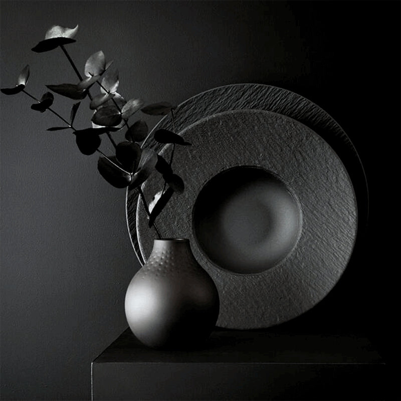 Villeroy And Boch Manufacture Rock Servizio Piatti In Porcellana Set 12 Pz