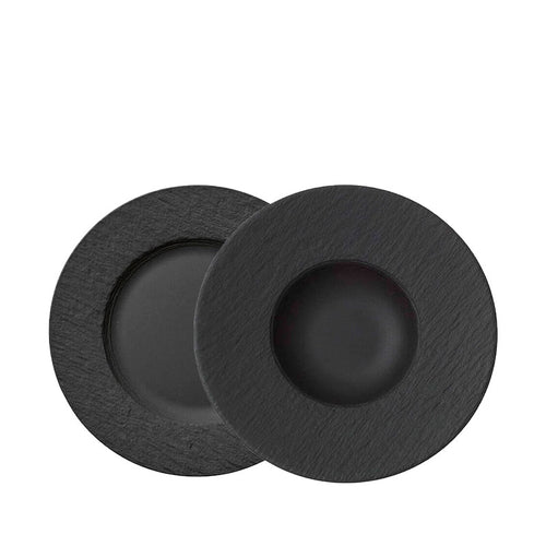 Villeroy And Boch Manufacture Rock Servizio Piatti In Porcellana Set 12 Pz