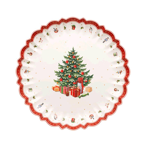 44 Cm Villeroy And Boch Toy S Delight Centrotavola Natalizio In Porcellana Decorata