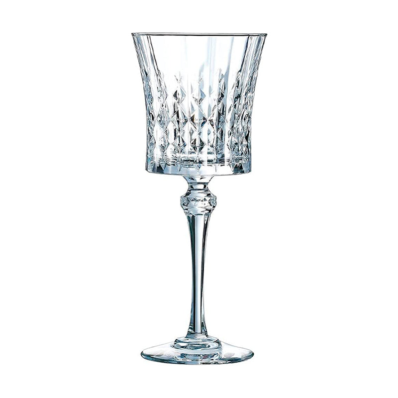 27 Cl Cristal D Arques Lady Diamond Calice Acqua In Vetro Set 6 Pezzi