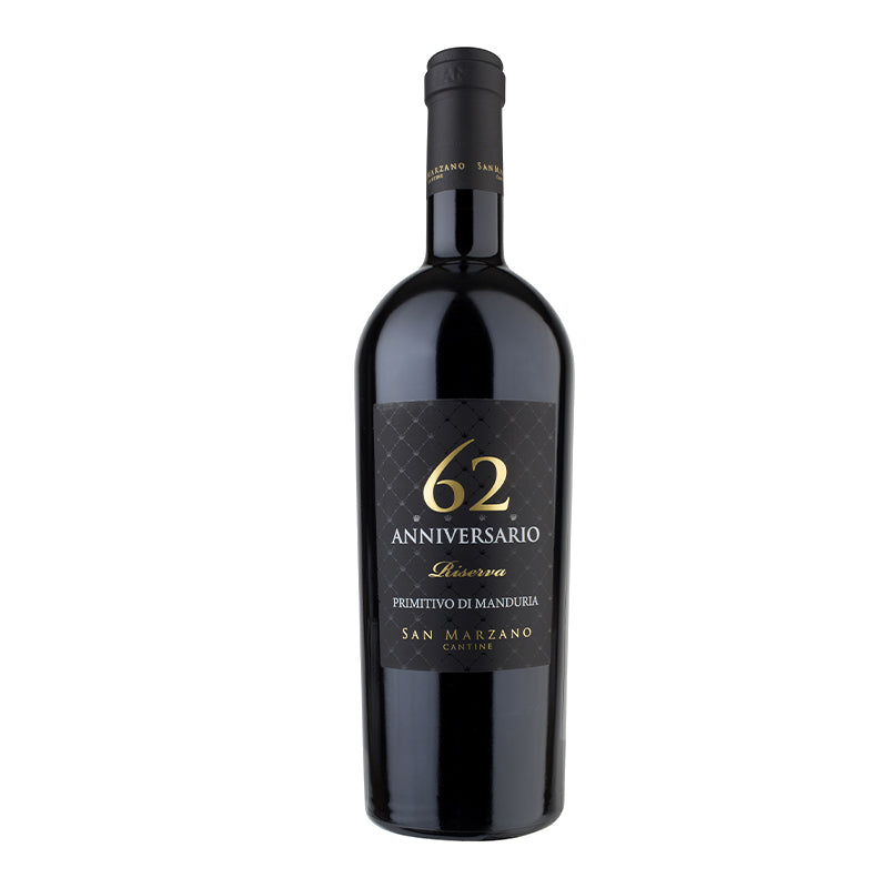 Anniversario 62 Primitivo Di Manduria Doc 2018 Cantine San Marzano